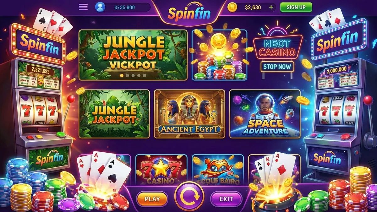 Jeux de casino Spinfin